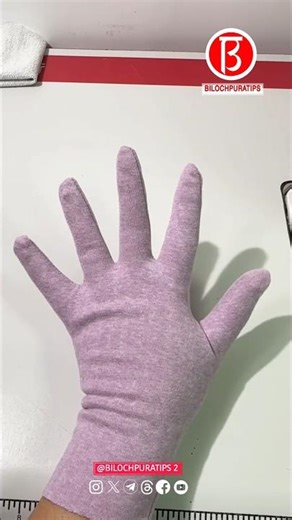 Sharing a simple way to make five-finger gloves
