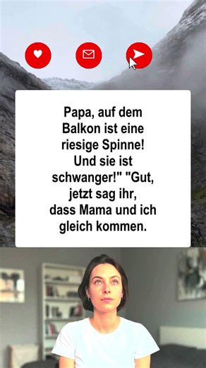🕷️ Der Papa und die Spinne 🙈 #witze #humor #komödie #lachen #lustig #spass #shorts #WitzeMitLena