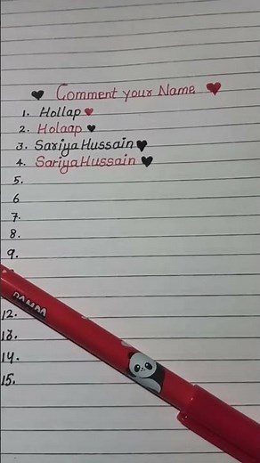 writing 1000 subscribers name❤