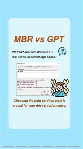 MBR vs GPT: What's the Difference and How to Switch?