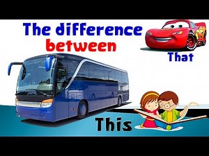 The difference between this and that | Use of this and that | How to use this and that | Grammar