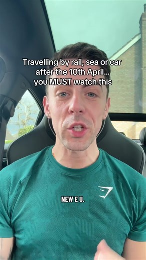 🚨 New EU border checks start 10th April. Most Brits have no idea the process is completely different depending on how you travel. Eurostar, Le Shuttle, Dover ferry, Portsmouth to Spain, Hull to Rotterdam and Southampton cruises. I’ve broken down exactly what happens at every single one. Save this before you travel this summer. 👇 PLEASE NOTE - St Pancras, Dover and Folkestone are experiencing tech issues with EES so maybe delayed with the roll out and will be completing border checks manually u