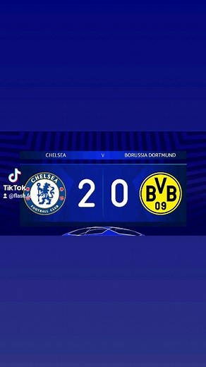 ⏱ TERMINÉ ! CHELSEA 🏴󠁧󠁢󠁥󠁮󠁧󠁿 2-0 🇩🇪 DORTMUND Les Blues reversent le BVB et se qualifient pour les quarts de finale. 🔵✅ | Flash Foot
