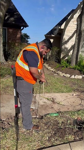How to run a sidewalk bore with Conduit and Jet Line in place