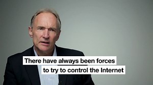 Tim Berners-Lee, inventor of the world wide web, discusses internet freedom. = | World Economic Forum