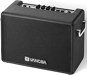 Vangoa Bass Guitar Amp, 30W Portable Bass Amplifier, Equipped with an 8-inch Speaker, Built-in Overdrive Circuit, and midrange dip Contour Switch, Suitable for Indoor and Outdoor bass Practice.