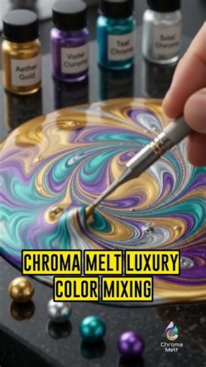 Chrome Melted Into Black Metal ⚫