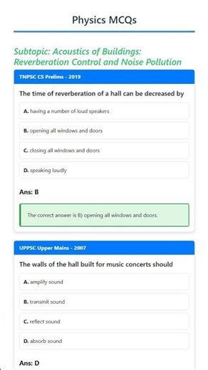 Acoustics of Buildings: Reverberation Control and Noise Pollution
