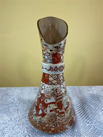 Antique Japanese Satsuma Vase, Satsuma Style - Etsy