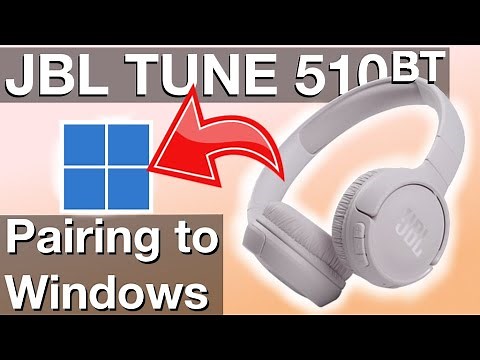 Pairing JBL TUNE510BT to WINDOWS laptop (How to instructions)