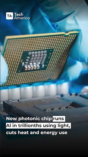 New Photonic Chip Runs AI at Light Speed