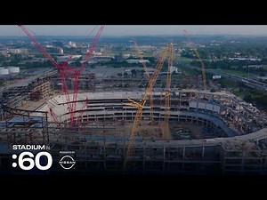 The Future Roof of the New Nissan Stadium Is Taking Shape | Stadium in :60