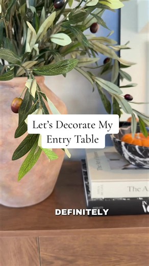 POV: You love the designer look, but your budget said “TikTok Shop.” 🤭✨ Giving my entryway a designer makeover without the designer price tag. Because the girls deserve a high-end look on a realistic budget. 🖤✨ #homedecor #entrytable #decor #design #affordabledecor