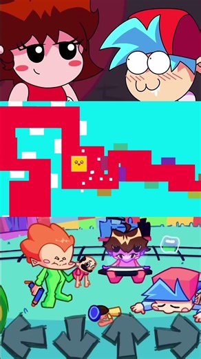 Baby BF and Baby GF have a Funkin Battle in Funkin Square |FNF Baby Mod