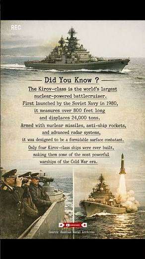 Russian Nuclear Battlecruiser Kirov-class | Most Insane sea-based - war machines ever built