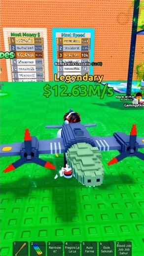 Escape Tsunami for Brainrots #shortsfeed #gamingytkishan12 #roblox #shortslive