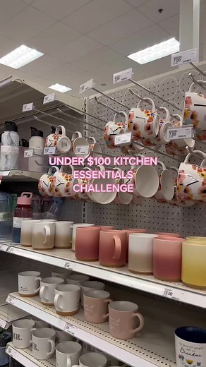 First Apartment Kitchen Essentials Shopping Challenge at Target