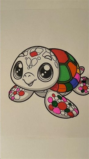 turtle🐢#art#colors#colouring #cute#satisfying#sketch #easydrawing#drawingtutorial #drawing#trending