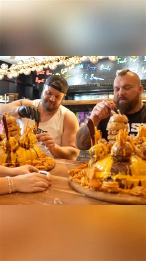478K views · 4.7K reactions | Taking on the worlds biggest burger  I lost the challenge against a pro arm wrestler as well ffs | Eddie Hall - The Beast | Facebook