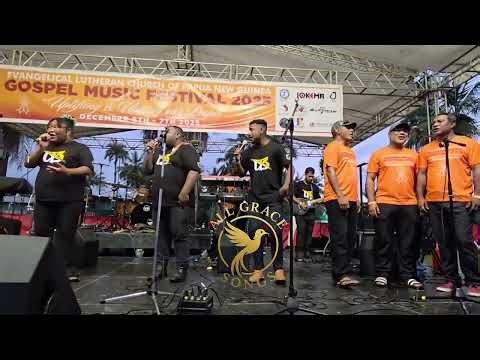 The ELC PNG Gospel Music Festival perfomance by Unique Bond Band