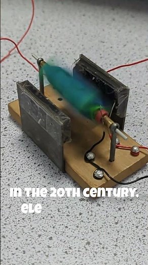 A simple electric motor #physics #electricity