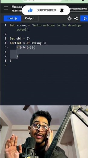 JavaScript Interview Trick: Count Characters in a String #interview #coding