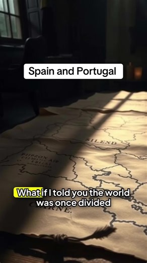 Spain and Portugal Treaty of Tordesillas, historical map lines, colonial borders, European empires, Spain Portugal rivalry, world map history, colonialism borders, geopolitical lines, papal decree history, early globalization #MapHistory #BorderWars #ColonialHistory #Geopolitics #thebordereffect