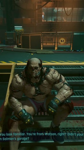 V Uses High Strength to Intimidate His Way Into a Fight Club | Cyberpunk 2077