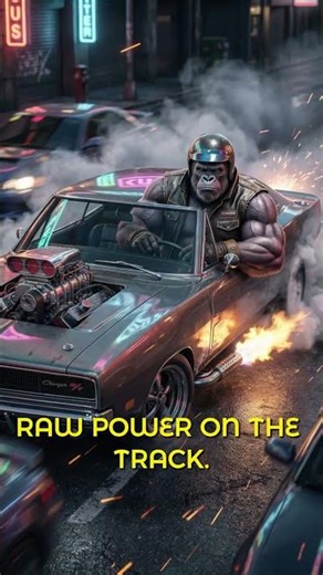 Animals in Street Racing Movies 🏎️🐆 | Fast & Furious Animal Edition #shorts