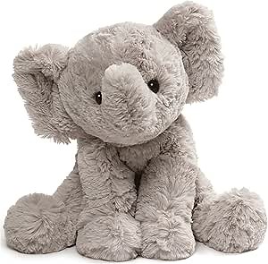 GUND Cozys Collection Elephant Stuffed Animal Plush, Gray, 8"