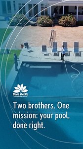 Two brothers. One mission: your pool, done right. ✨ At Mana Pool Co., you don’t just get a technician; you get the owners, Dan and Chris, on-site, ensuring every detail is handled. From water levels and vacuuming to testing lights, heaters, and equipment, we don’t cut corners. We care for your pool as if it were our own.  Call 631-678-6980 or visit https://manapoolco.com/ to book your October cleaning or closing today. | Mana Pool Company | Facebook