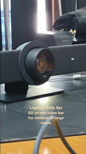 Logitech Rally Bar, Sight, Tab, Mic & Whiteboard All-in-one video bar for medium to large rooms