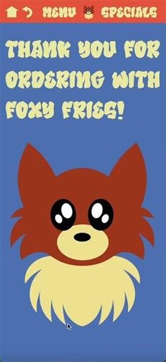 Foxy Fries Prototype App Demonstration