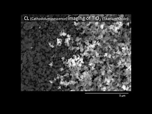[Materials] CL (Cathodoluminescence) imaging of TiO2 (Titanium Oxide)
