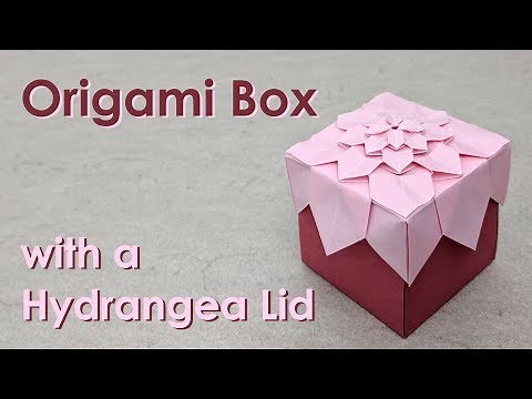 Mother's Day Origami Tutorial: Hydrangea Box (Shuzo Fujimoto)