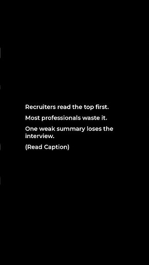 How To Write A Resume Summary That Gets Read