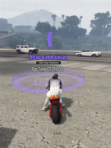 HSW Time Trial in East Vinewood - GTA V Online