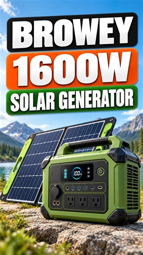 ✅BROWEY 1600W Solar Generator Review of 2026 – Is It Worth It?