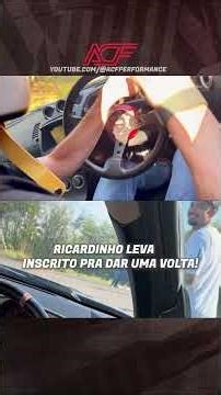 Ricardinho takes a subscriber to do drifting.