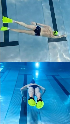 Swimming training with fins | 3 types of fins | closed and open heel | round fins | swimming advice