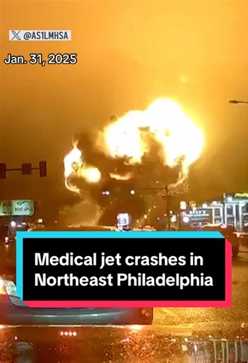 A medical #jet carrying six people -- including a girl from #Mexico who had received treatment for a life-threatening illness -- plummeted to the ground in Northeast Philly on Friday, causing a massive explosion, killing everyone on board and one person on the ground. The crash occurred shortly after 6 p.m. on Friday, Jan. 31, 2025. Multiple homes in the area caught fire. #nbcla #Philadelphia #plane #crash