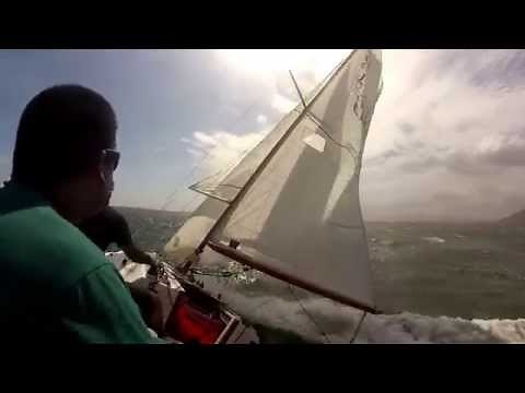 Crazy J/22 sailing in Jamaica