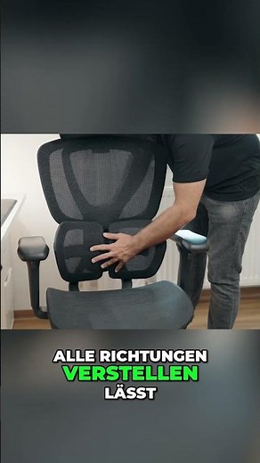 Ergonomic office chair with lumbar support for perfect comfort