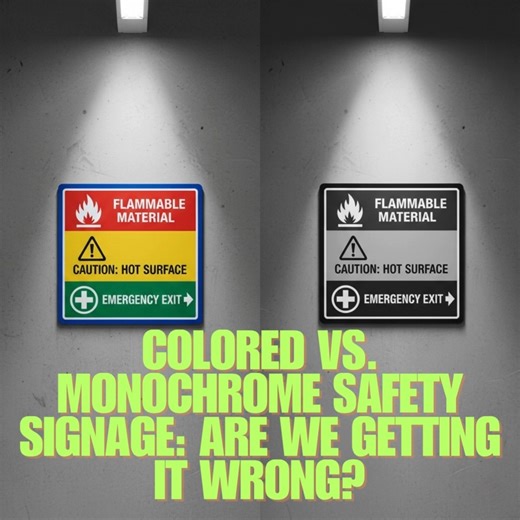 Colored vs. Monochrome Safety Signage: Are We Getting It Wrong? In...