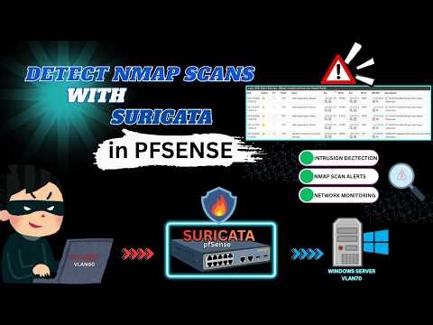 Detect Nmap Scans with Suricata in pfSense | Cybersecurity Lab