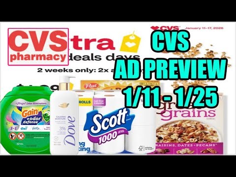CVS AD PREVIEW (1/11 - 1/25)