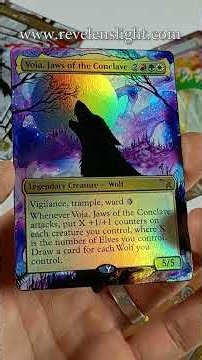 Voja, Jaws of the Conclave Altered Art Time Lapse Silhouette - MTG alter - Magic: the Gathering