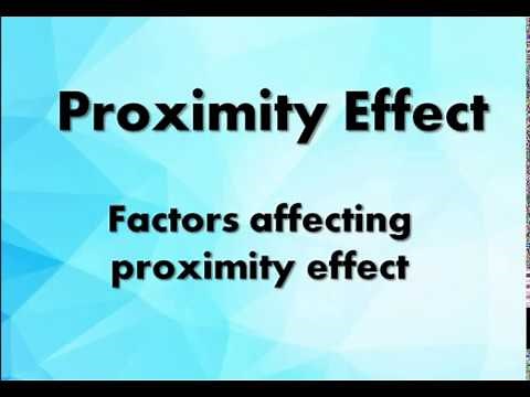 Proximity effect||What is Proximity Effect???||Factors affecting proximity effect