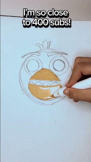 How to draw Chica! From Five Nights At Freddy’s! #viral #art #tutorial #trending