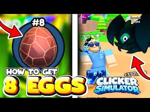 HOW TO GET the 8 EGGS on SCAVENGER HUNT in ROBLOX CLICKER SIMULATOR SUMMER EVENT UPDATE!